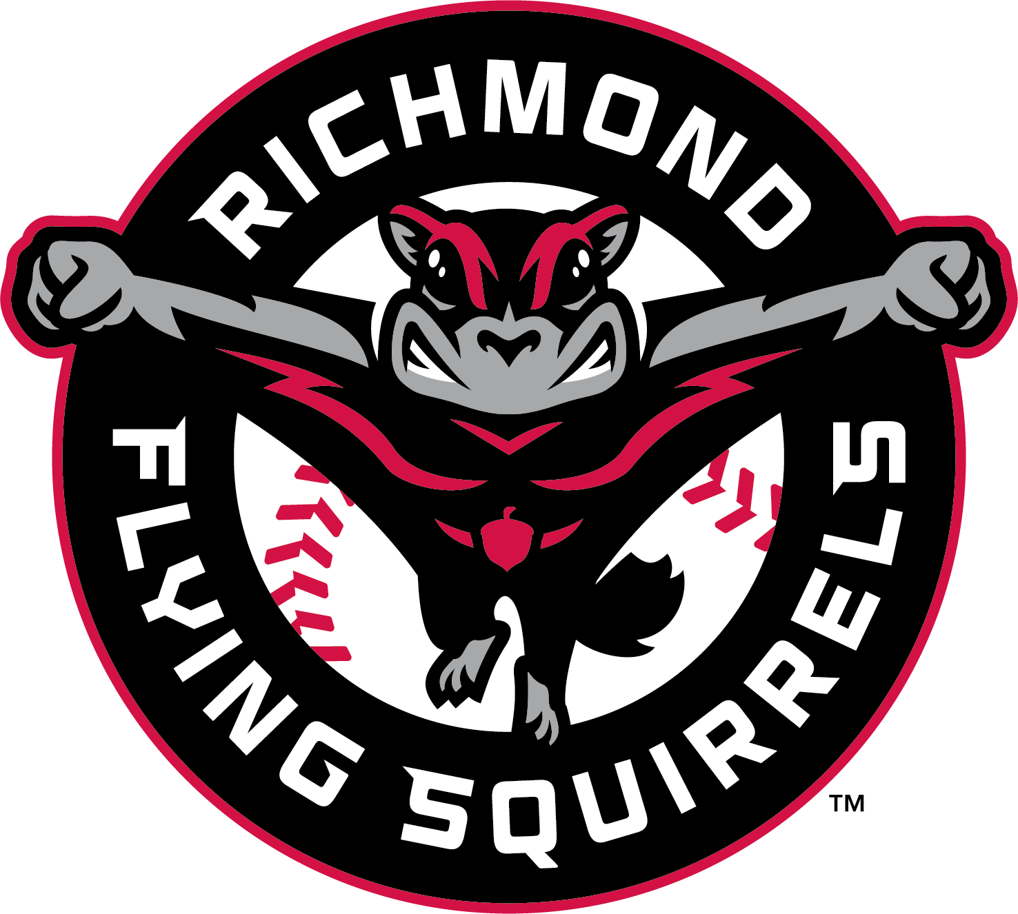 A logo for the flying squirrels shows a squirrel flying through the air