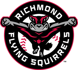 A logo for the flying squirrels shows a squirrel flying through the air