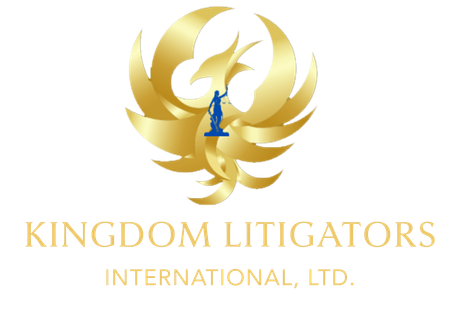 A logo for kingdom litigators international ltd