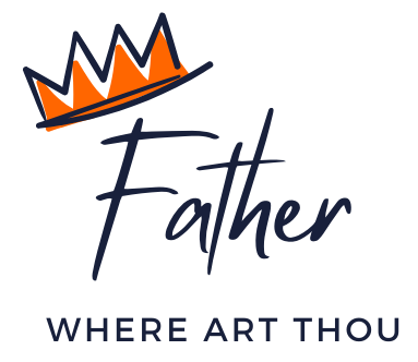 A logo for father where art thou with a crown on it.