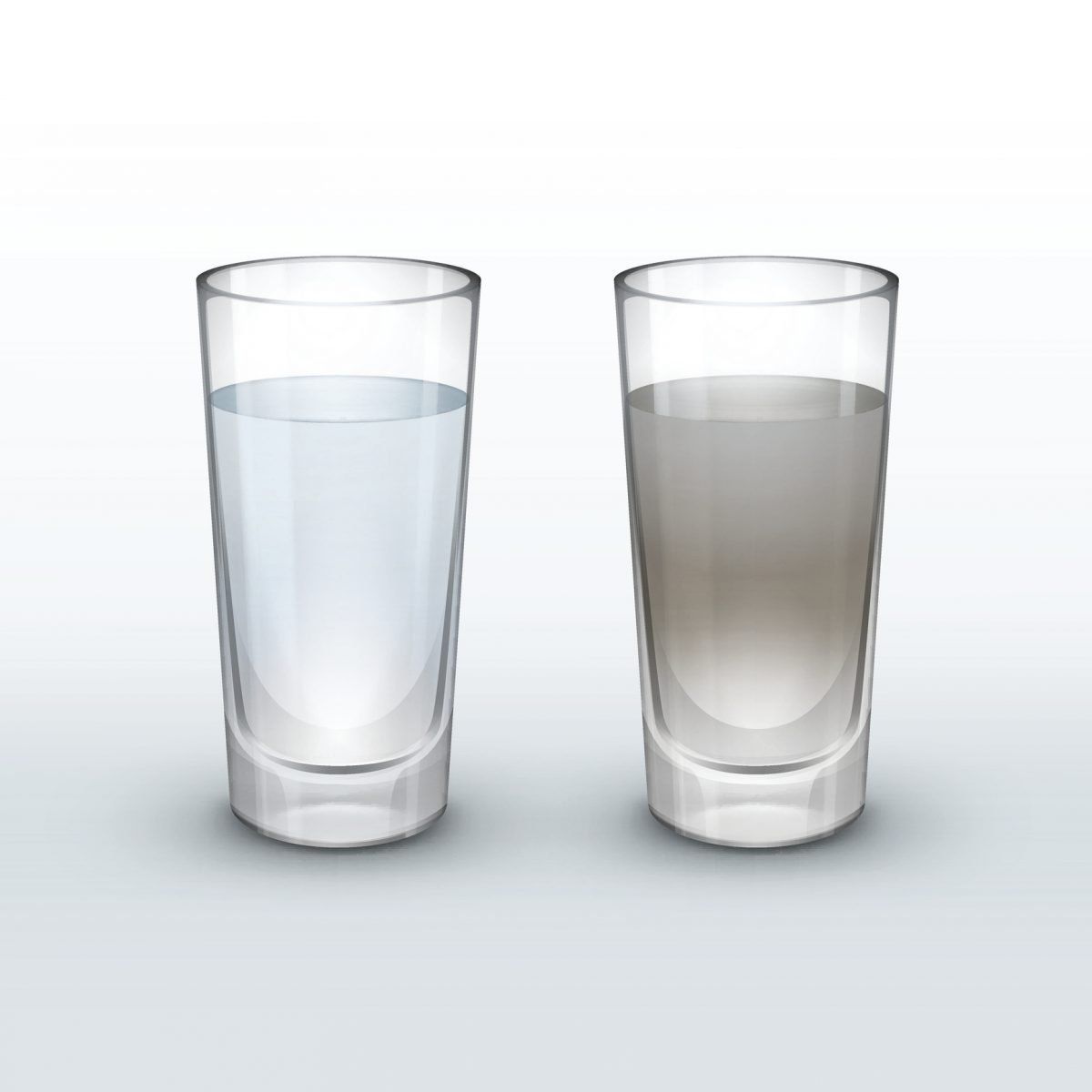 Well water store vs tap water