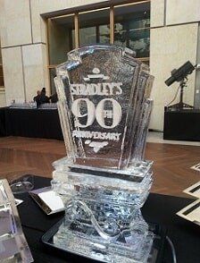 Company Anniversary ice sculpture