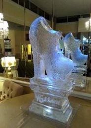 High Heel shoe ice sculpture philadelphia pa