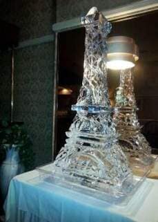 ice molds, ice sculptor, ice scupltures, wedding centerpieces