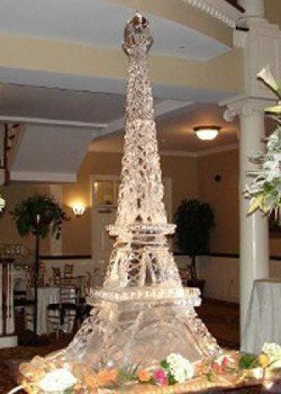 Eiffel Tower Ice sculpture philadelphia