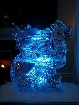 Dragon ice sculpture philadelphia