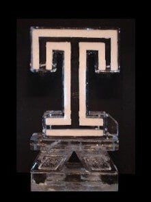 Temple logo ice luge Philadelphia PA