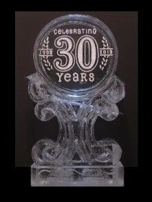 Anniversary logo ice luge Philadelphia PA
