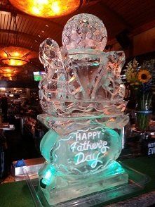 Thanksgiving Turkey ice sculpture