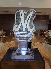 Swan Ice Sculpture