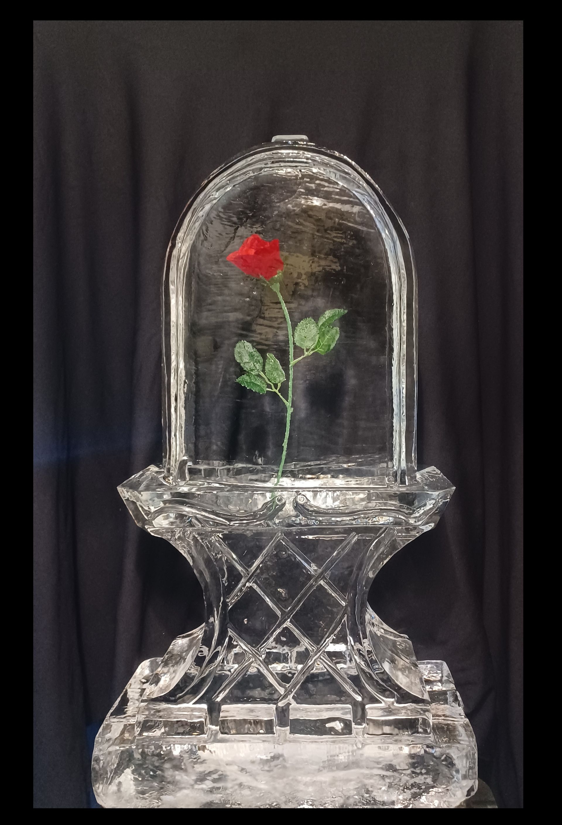 Snow Filled Monogram ice sculpture philadelphia pa Snow Filled Monogram ice sculpture philadelphia pa