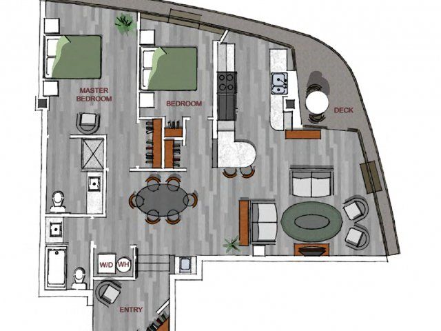 2 Bedroom 2 Bathroom