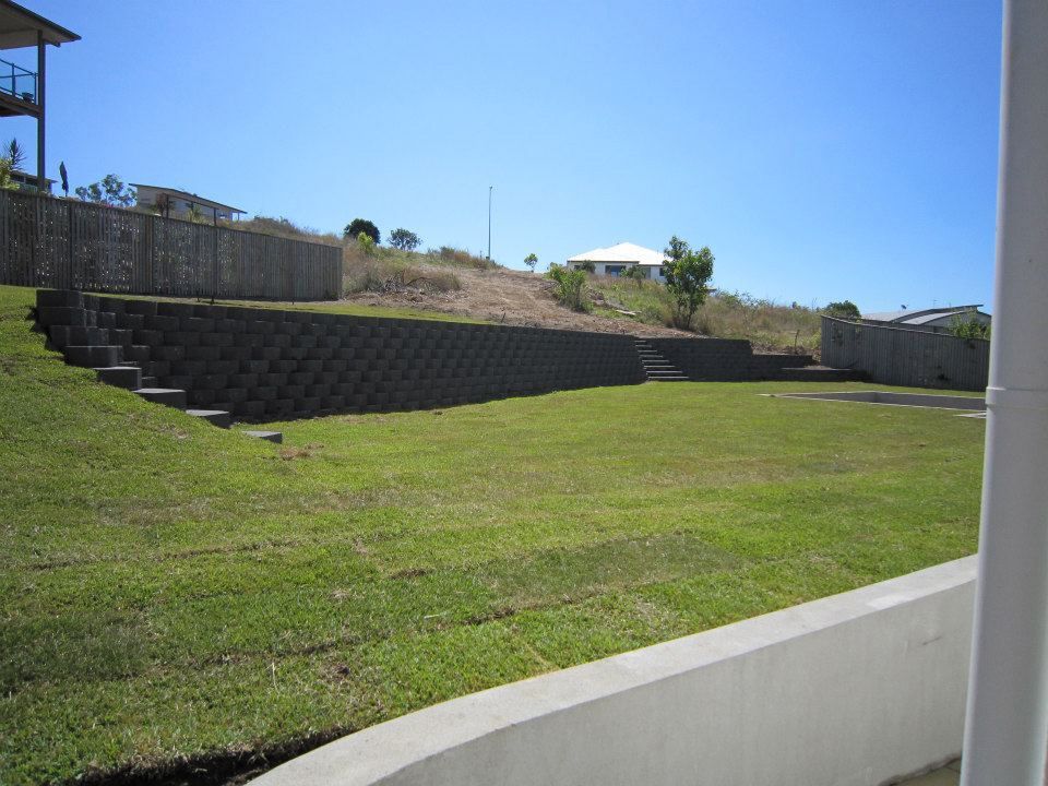 Lawn Besides The Road — Austen Landscaping & Earthmoving in Deeragun, QLD