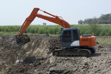 Agricultural Excavating —Excavators Working To Build Ponds For Agriculture in Lancaster County, PA