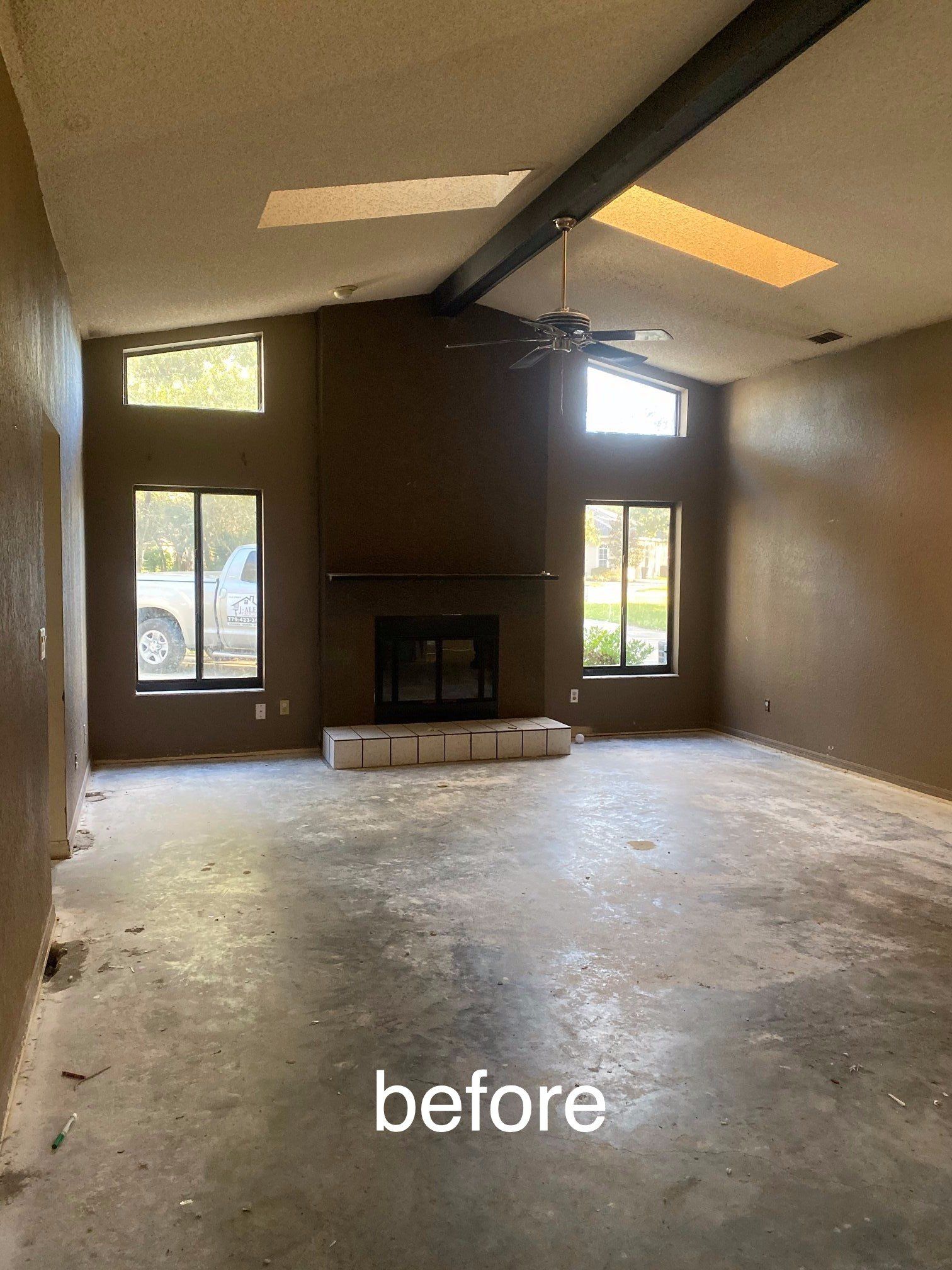 Before flooring | Spring Hill, FL | J. Alex Painting and Property Maintenance