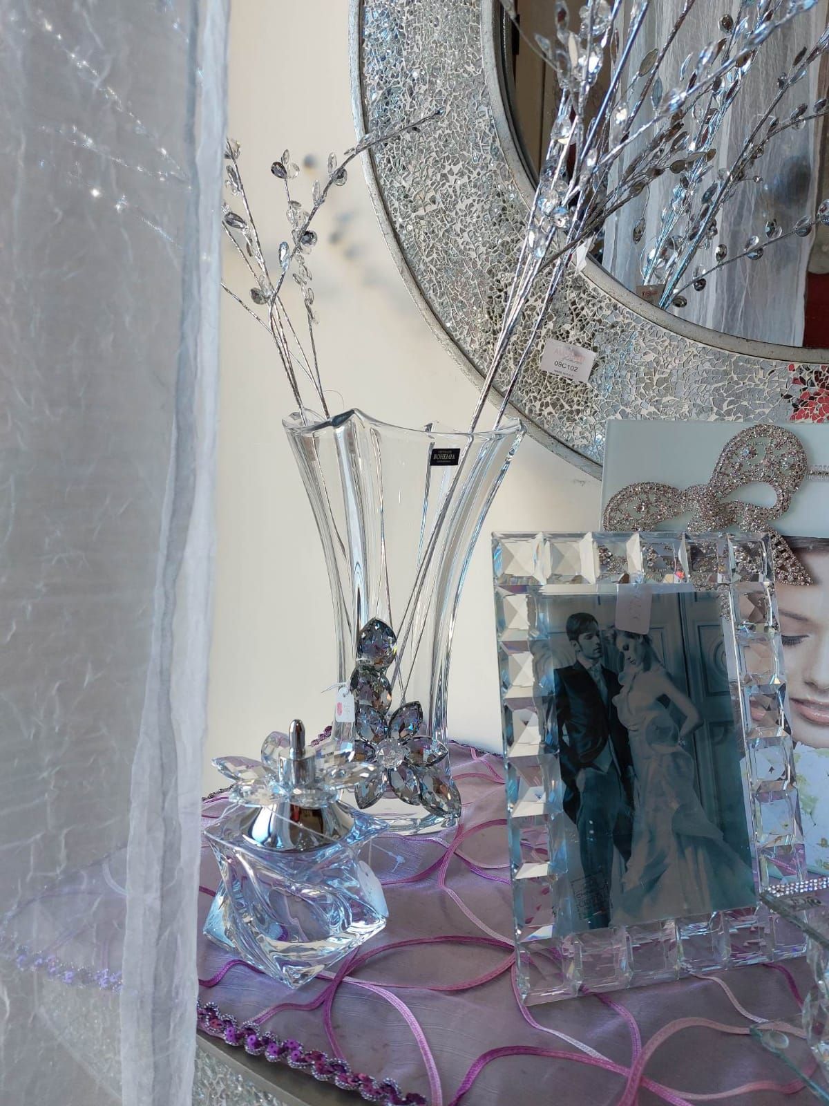 cornice fotografica trasparente