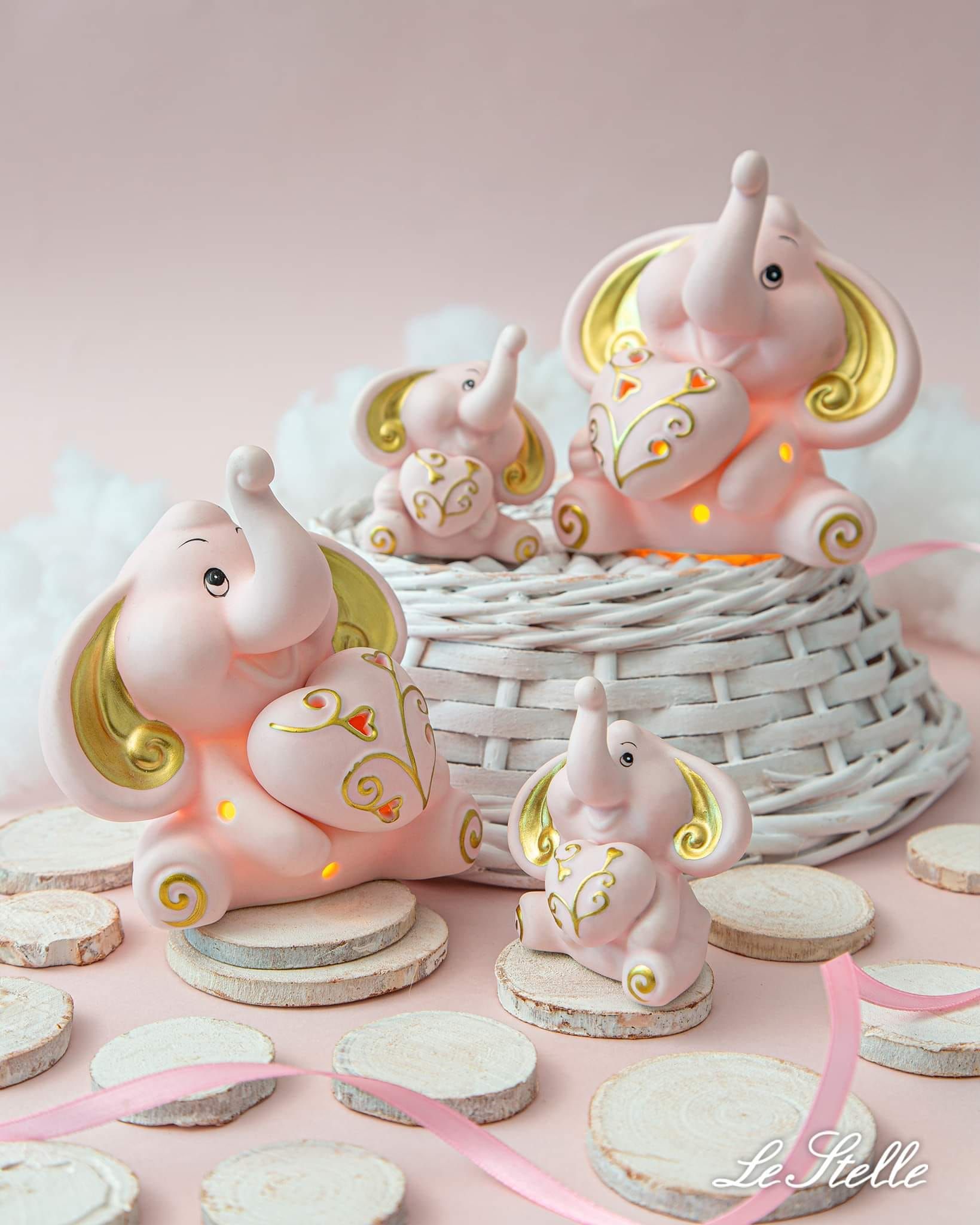 bomboniera con elefantini