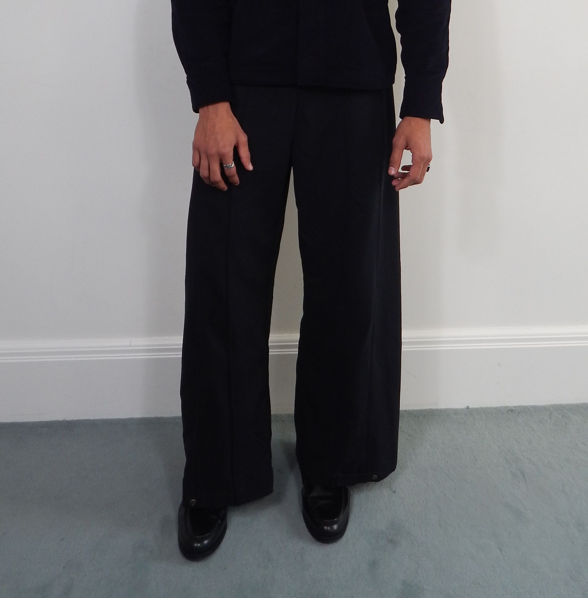 Pleated Piped Trousers