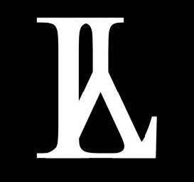 White monogram of letters 