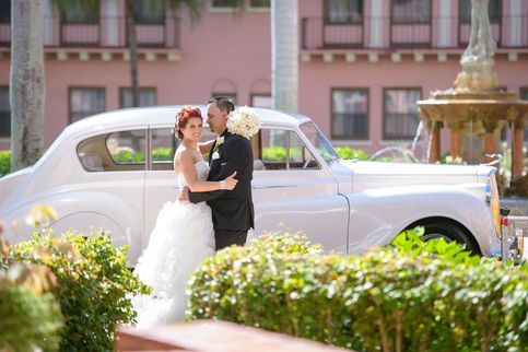 Luxury car service for wedding