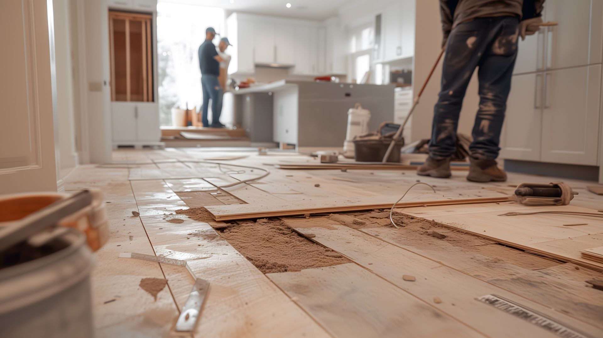 Une salle de bain avec lavabo, WC, douche et miroir.
