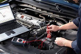 carrying out engine diagnostics
