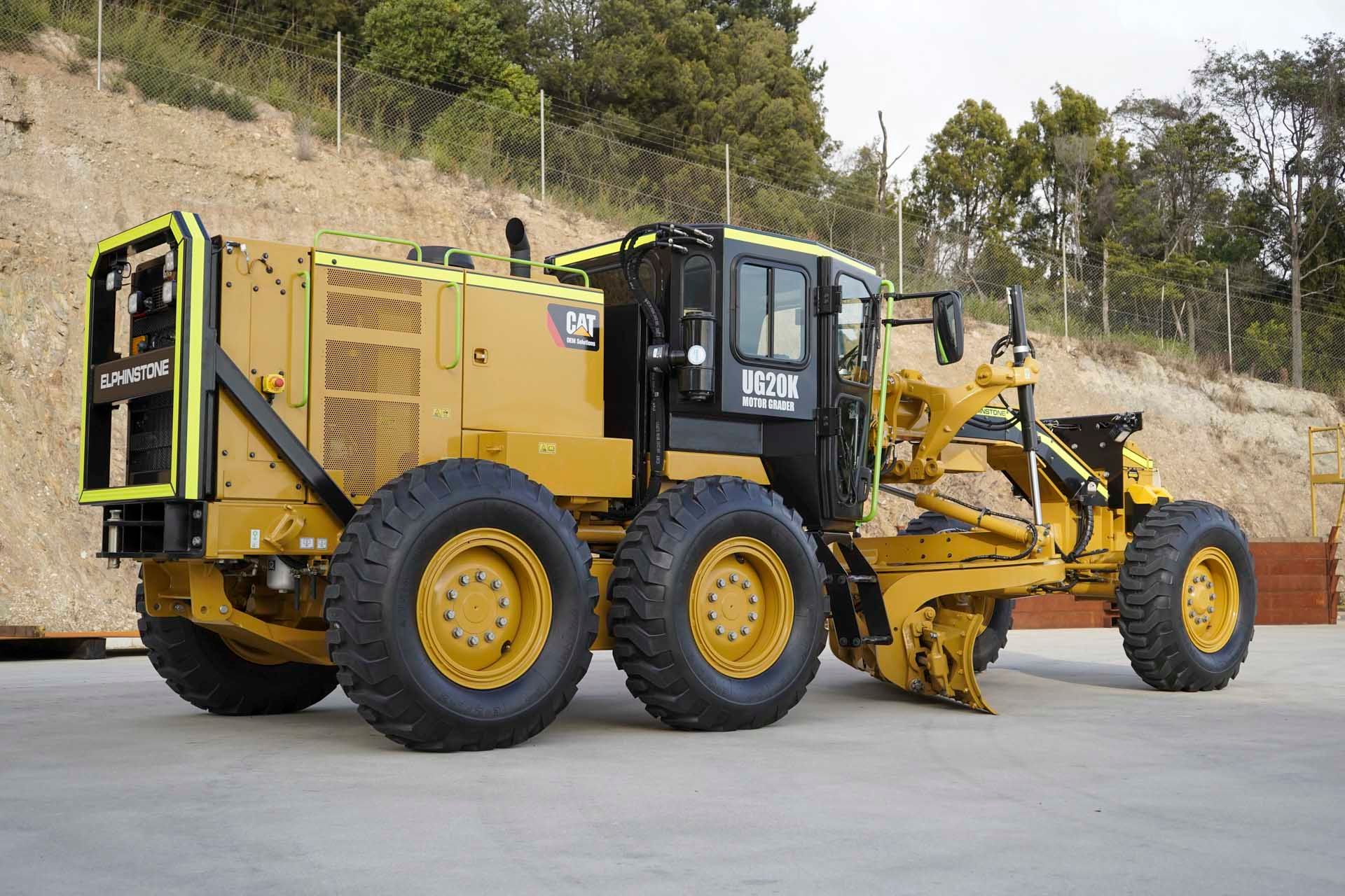 Large Yellow Tractor — Lawnton, QLD — Action Auto Sliders