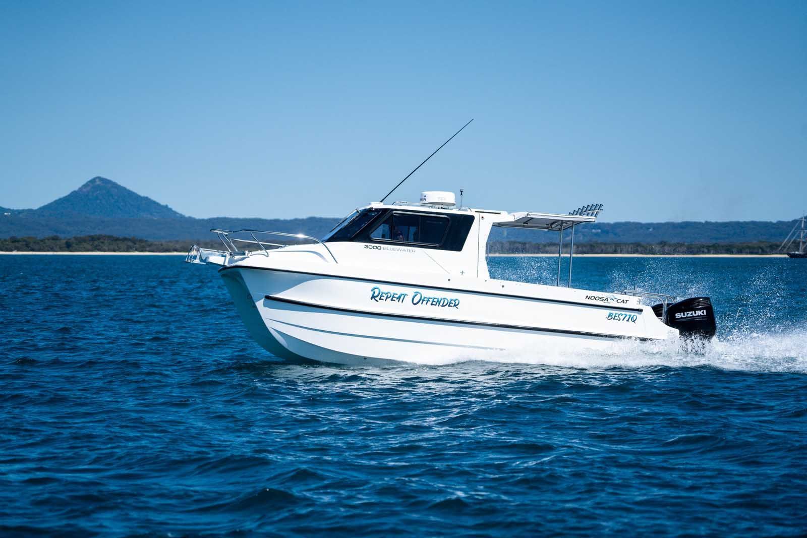 White Speedboat — Lawnton, QLD — Action Auto Sliders