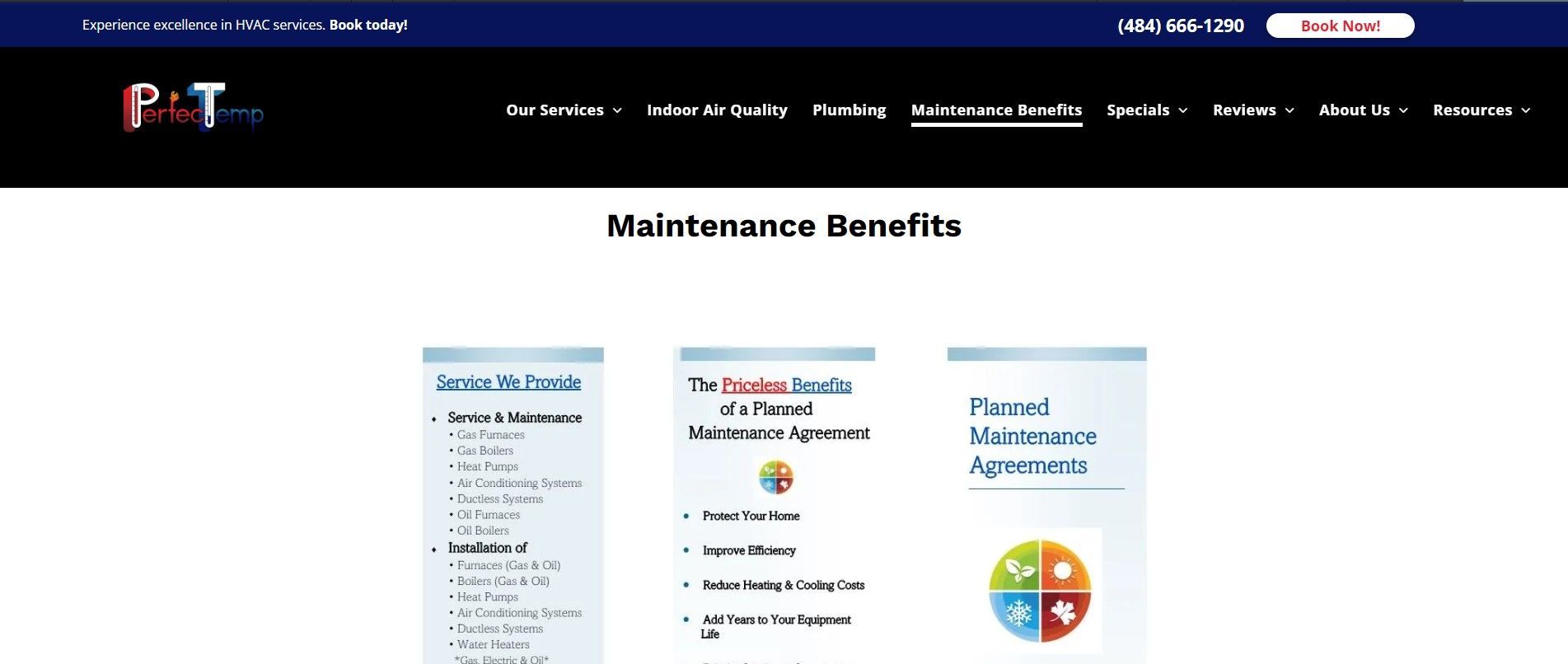 Perfect Service HVAC Maintenance Benefits - PerfecTemp Services