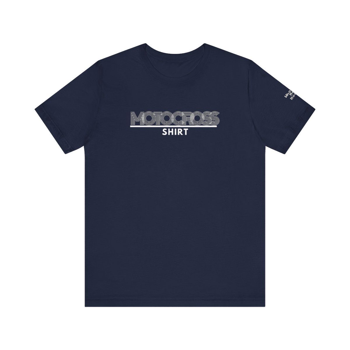 Navy t-shirt with 