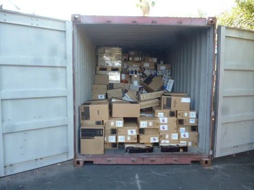 Packages in a container