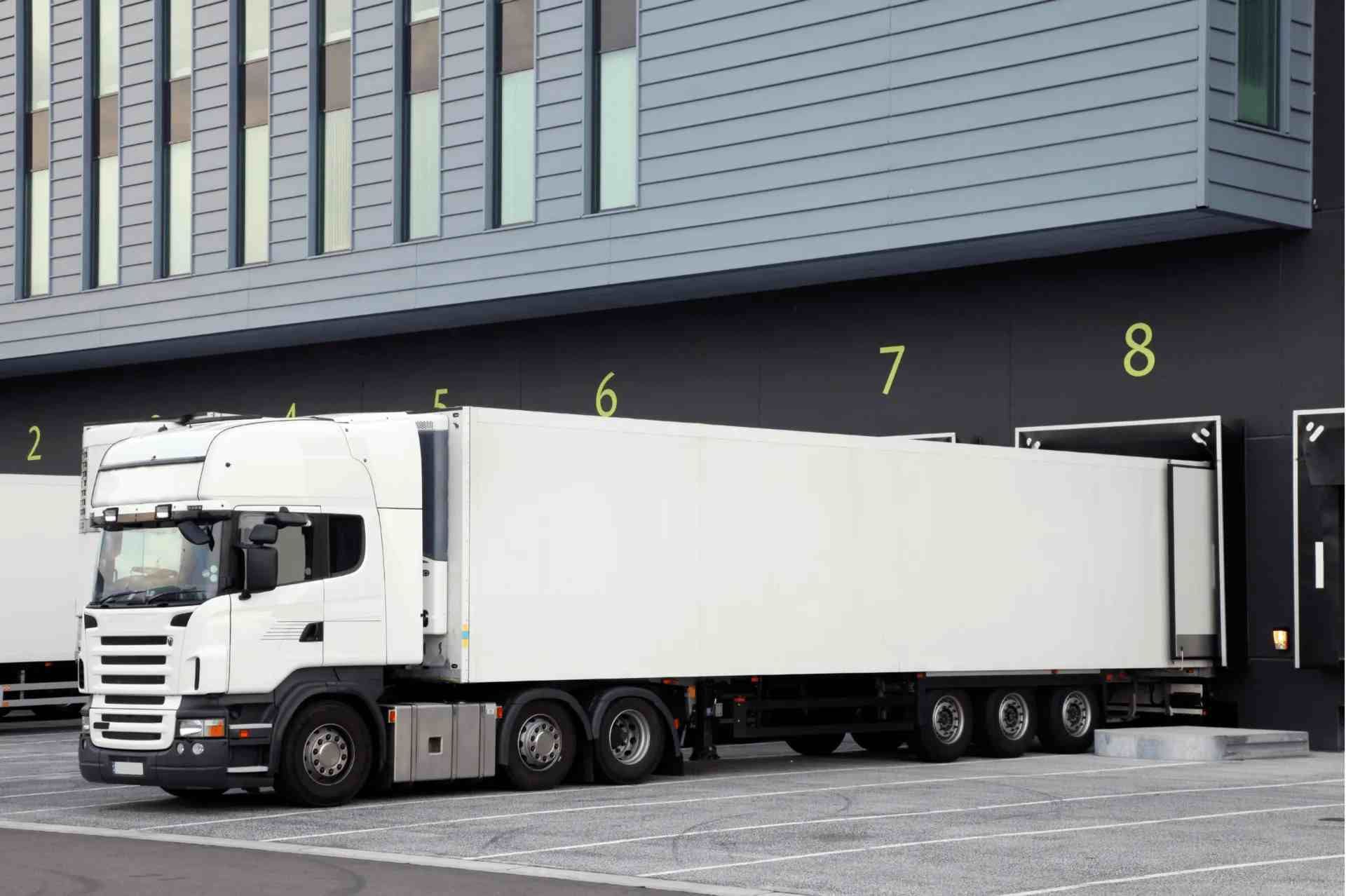 Outbound logistics process truck