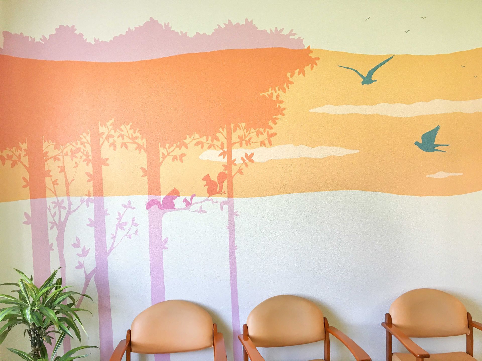 Psychiatry hospital painted