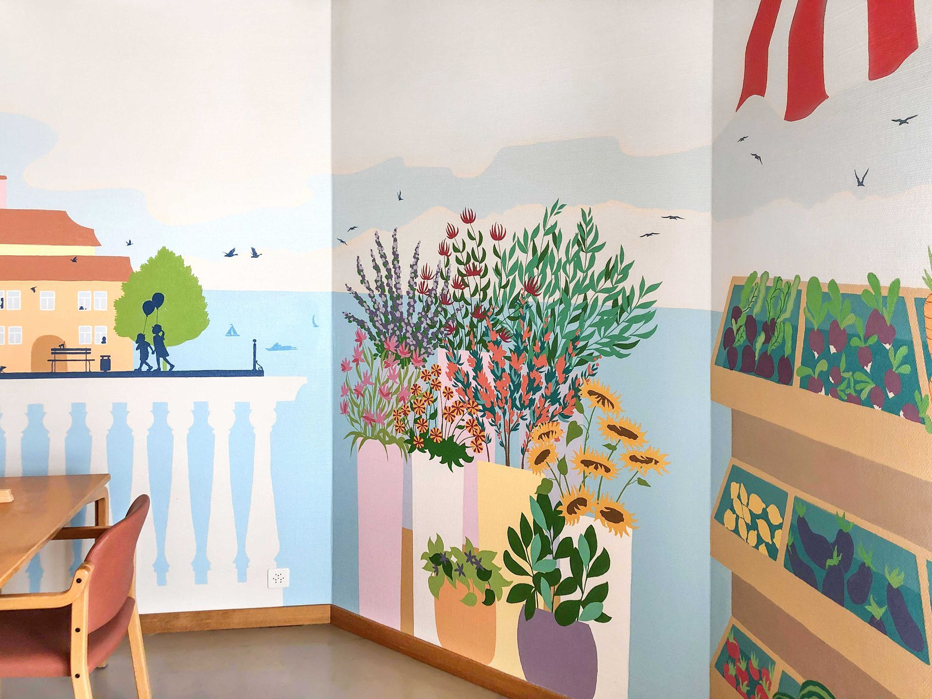 Assisted living paintings