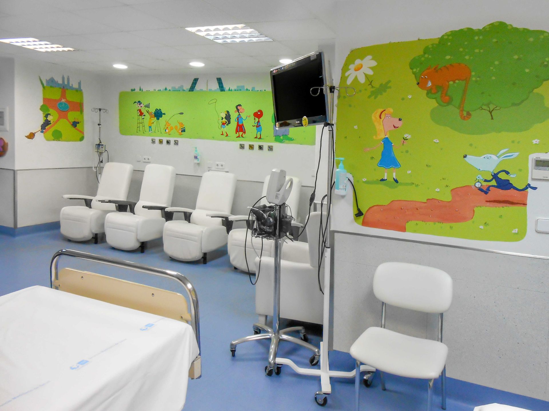 Oncology room treatment room