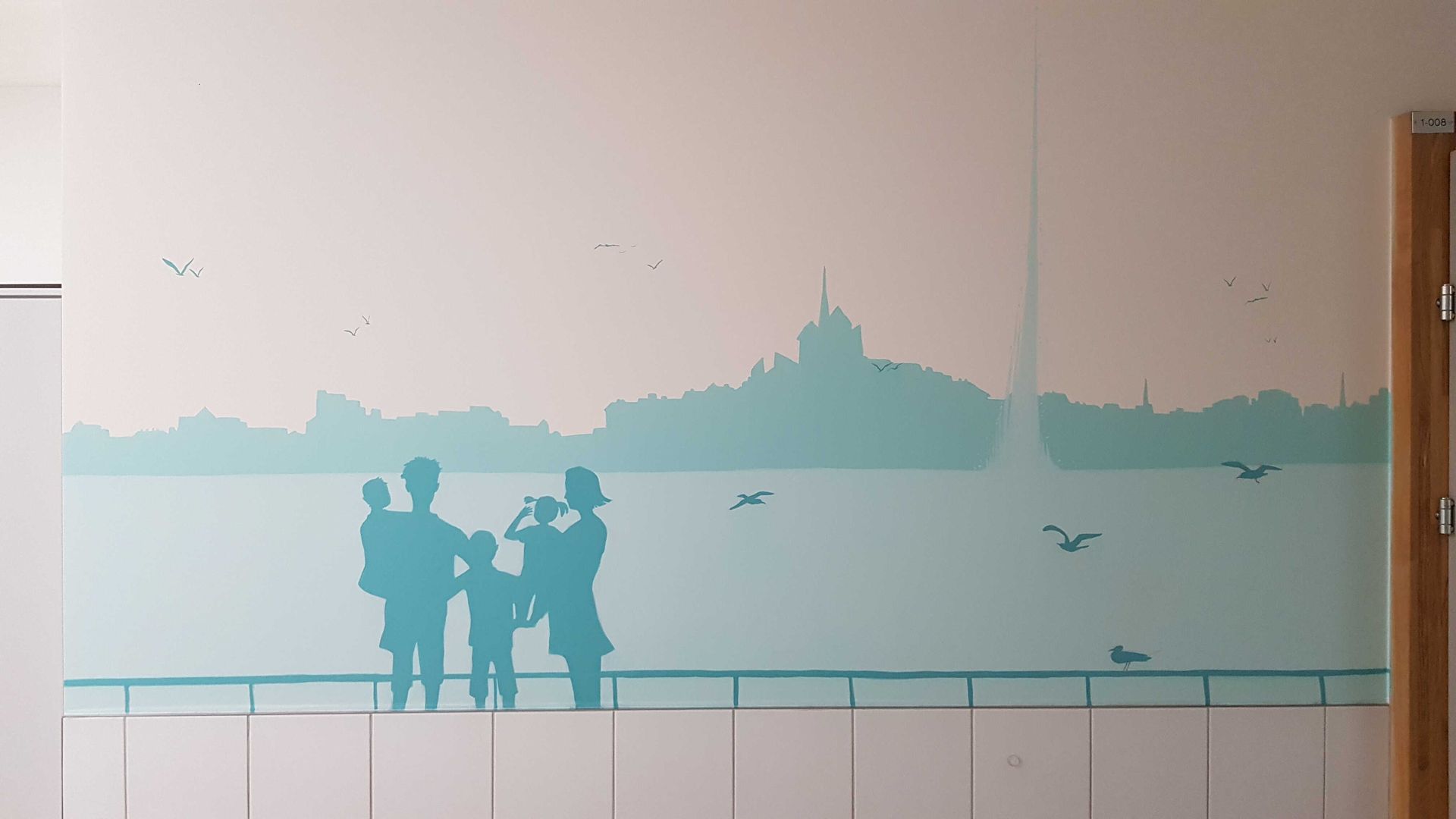 Adult Centers wall painting murals