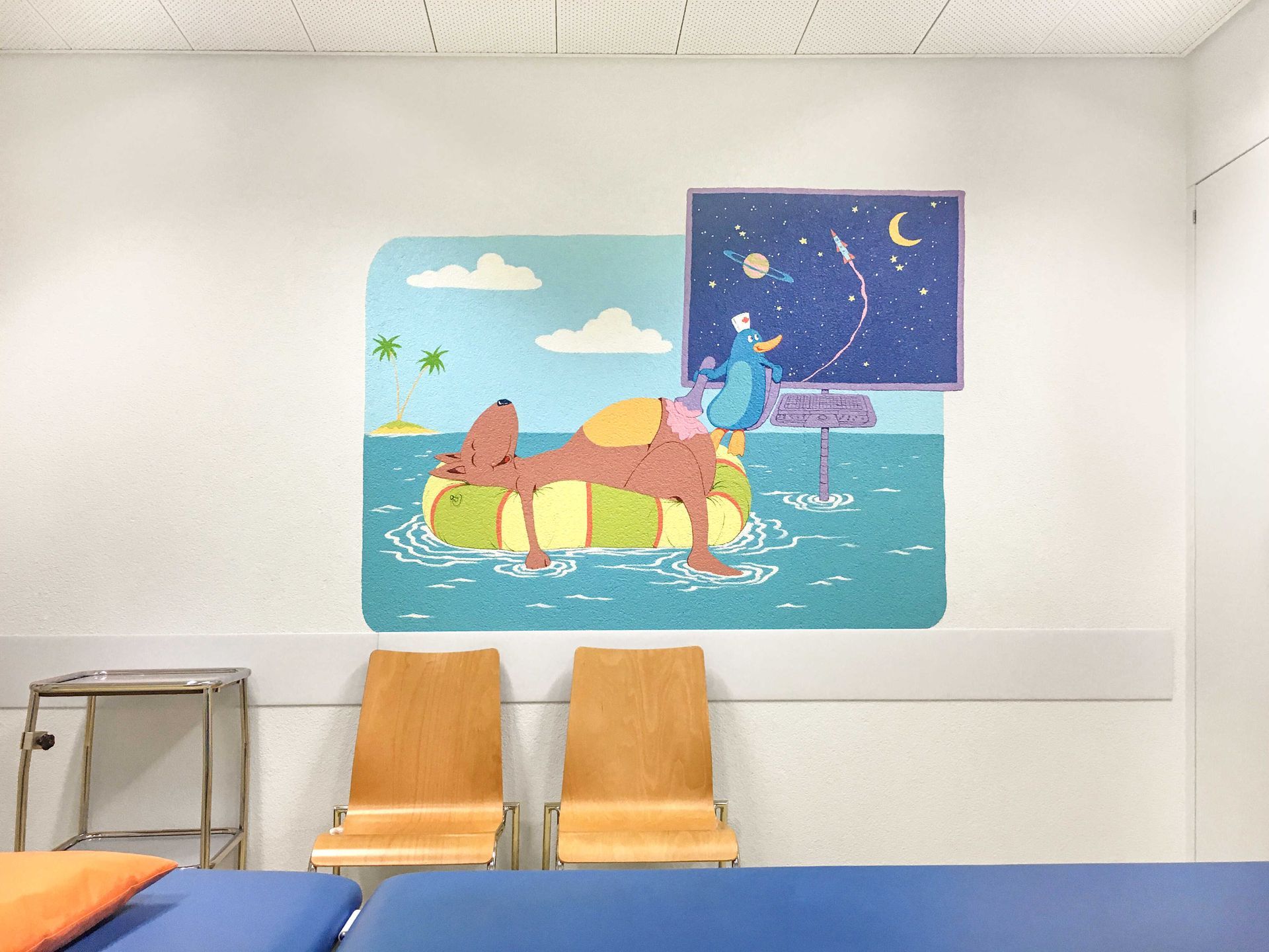 Imaging treatment room