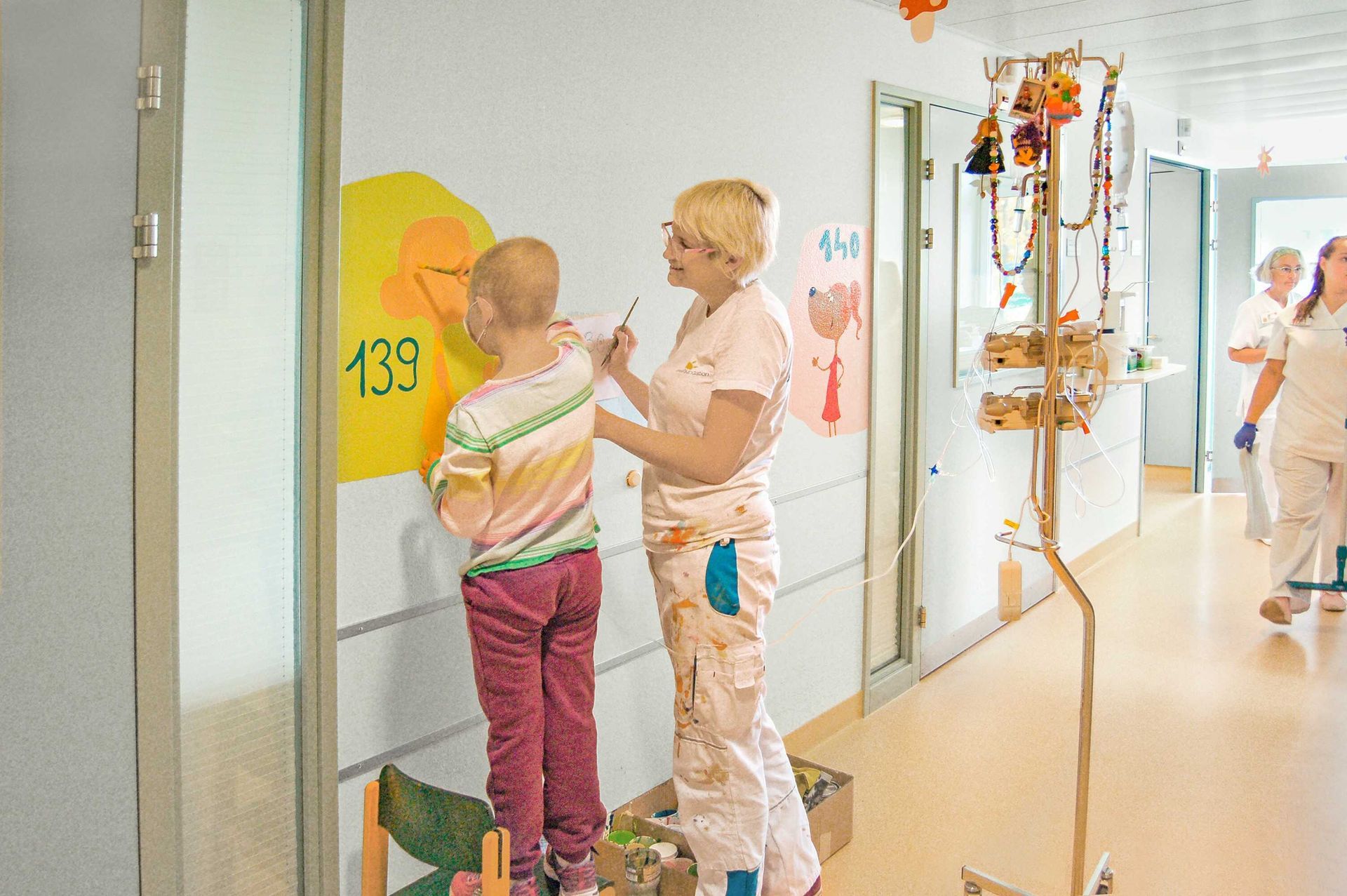 Oncology mural painting