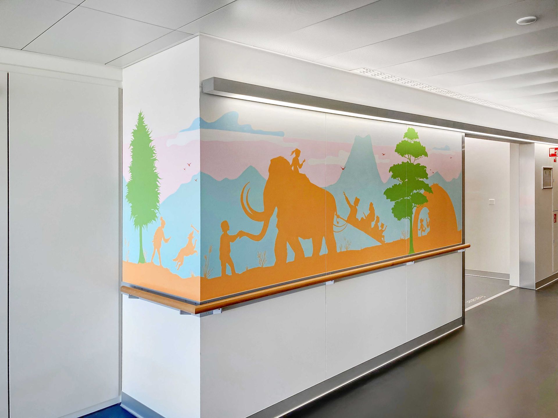 General Paediatrics hallway mural