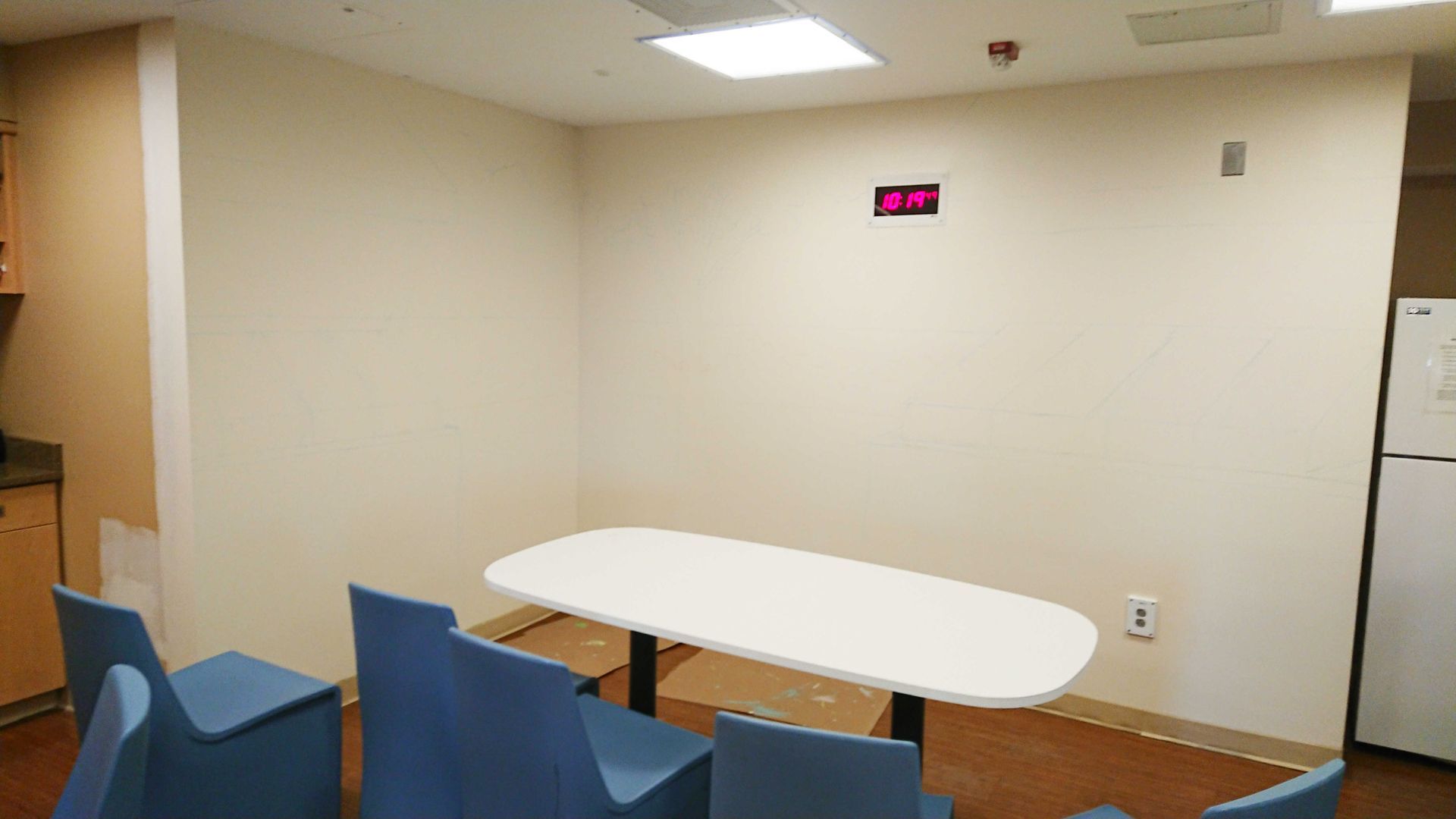 Psychiatry room unfinished