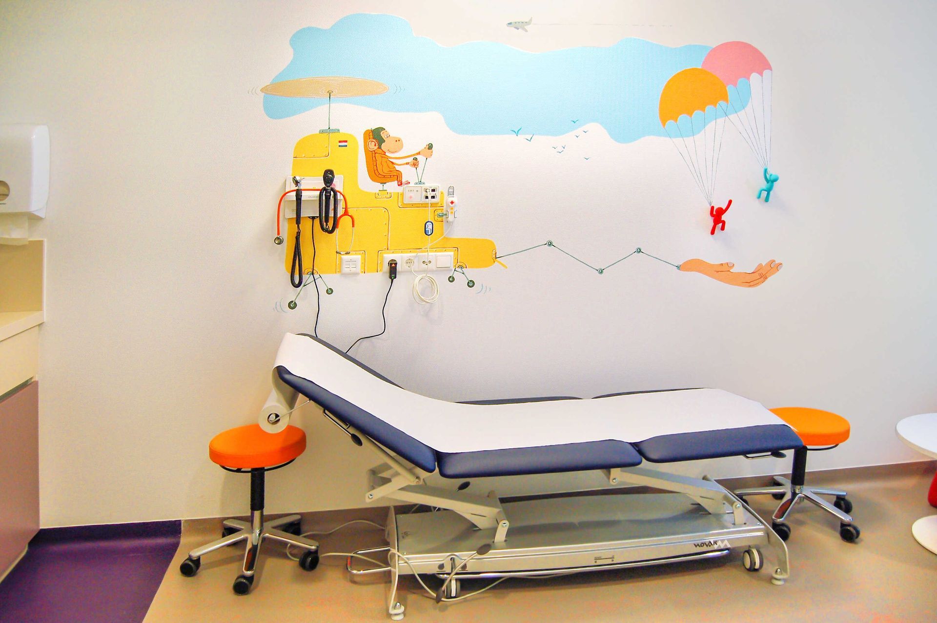 Oncology room mural
