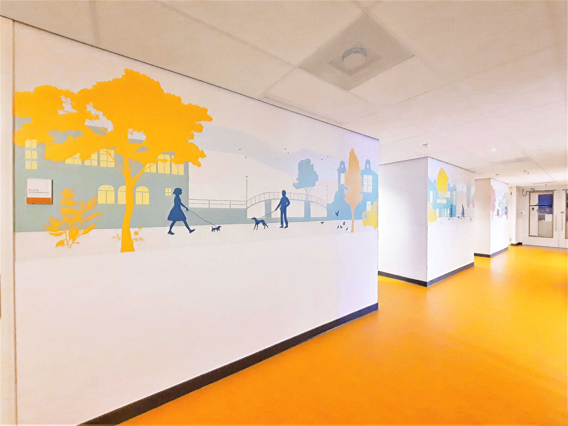 Oncology room painted