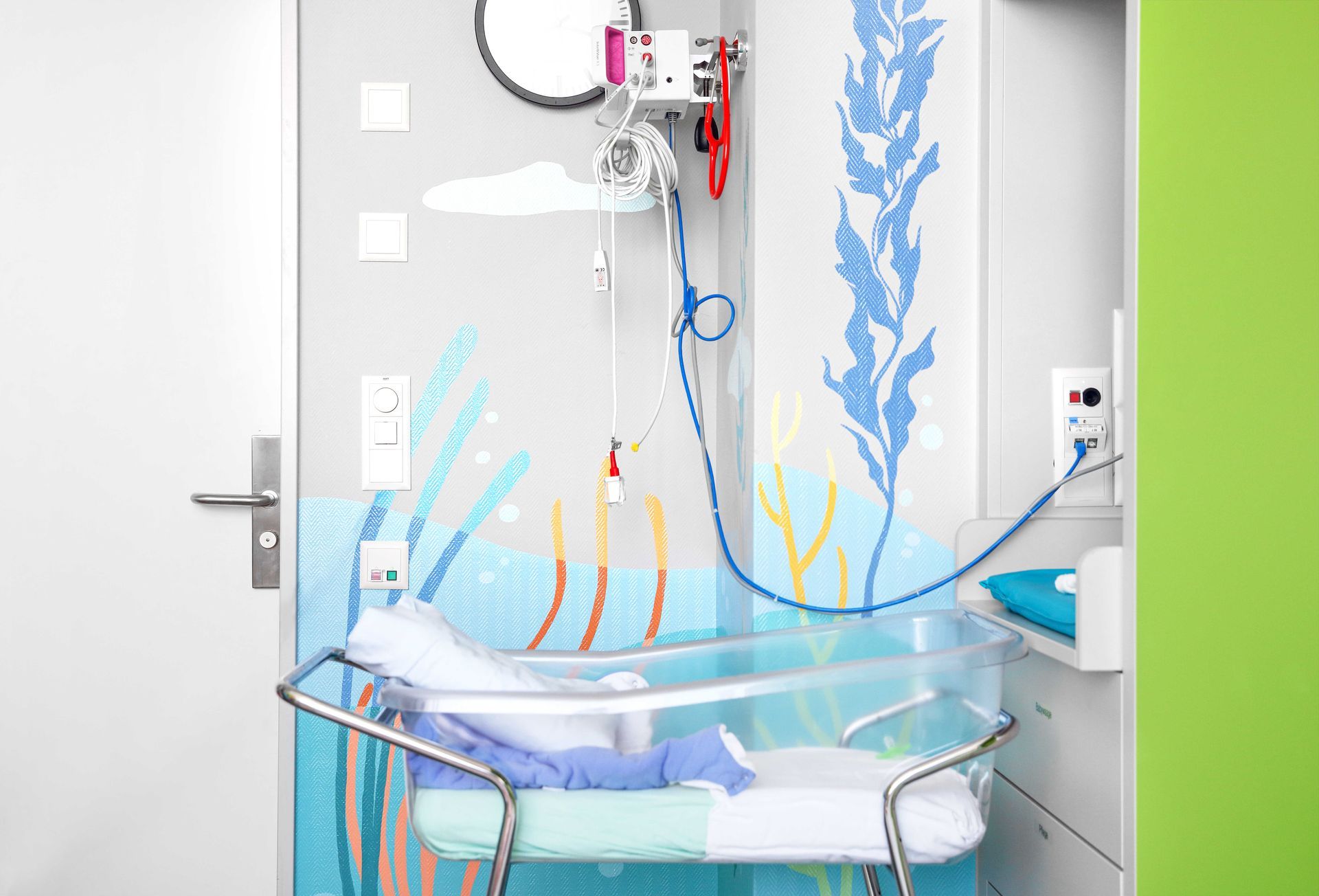 Neonatology mural drawing finished