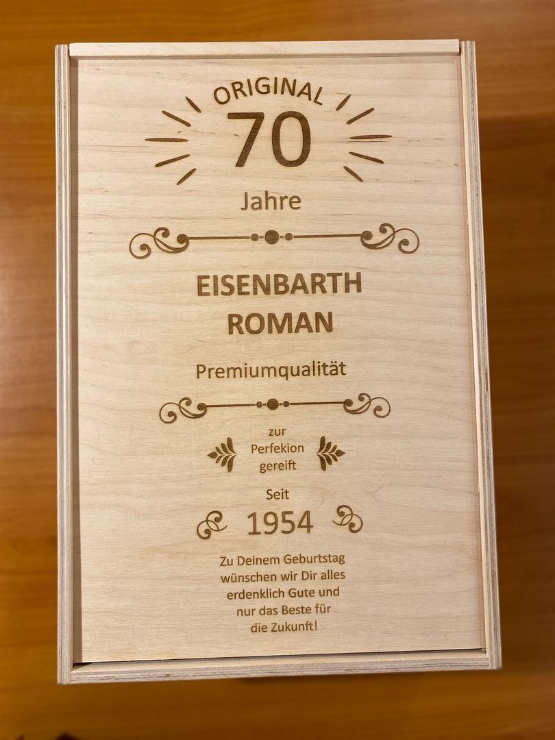 Gravierbare Holzkisten, Geschenkverpackungen von Wineshop in Parndorf