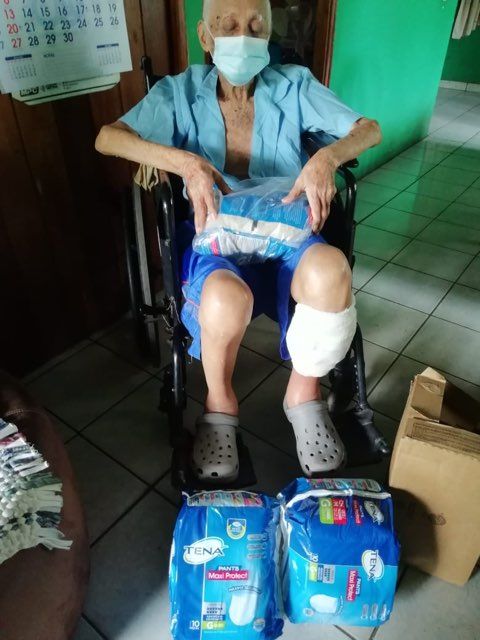 man recovering from injury