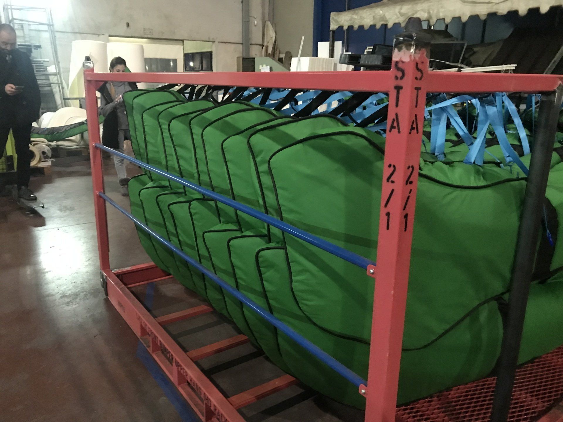 produzione seriale di coperture e teli in PVC