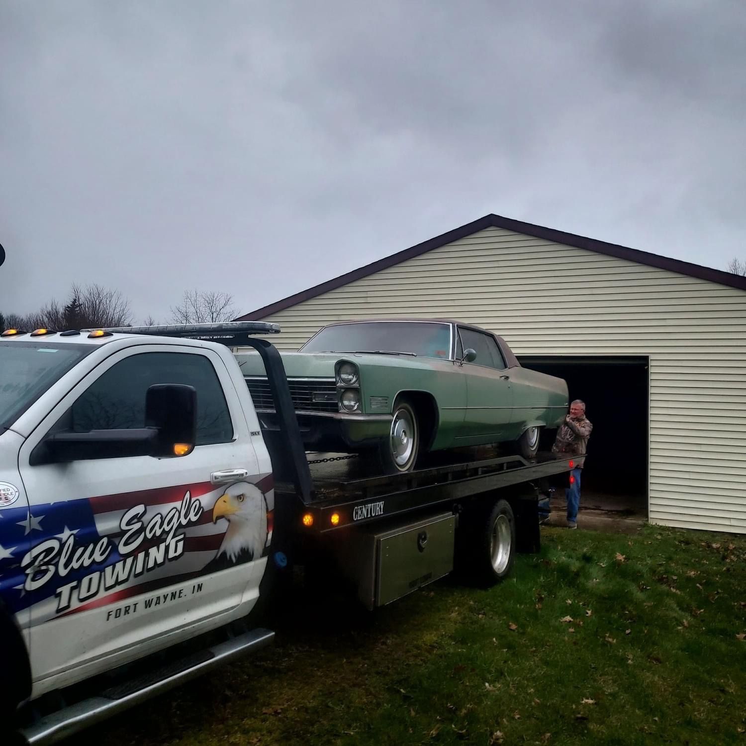Towed Old Car — Fort Wayne, IN — Blue Eagle Towing