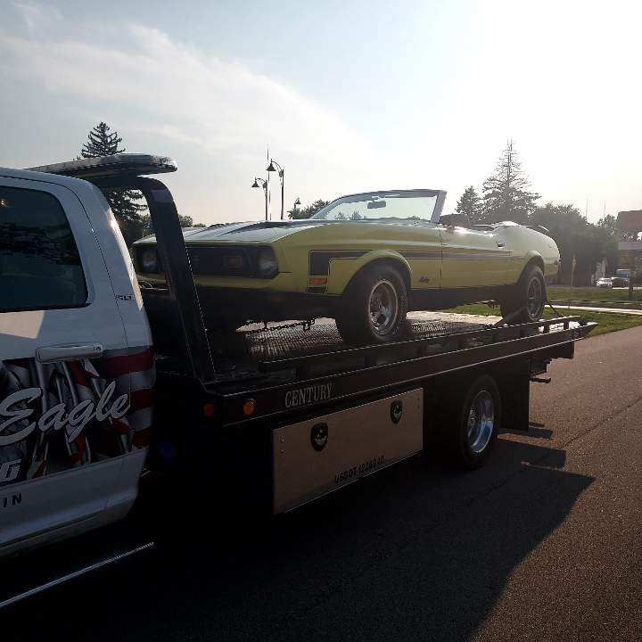 Yellow Car — Fort Wayne, IN — Blue Eagle Towing