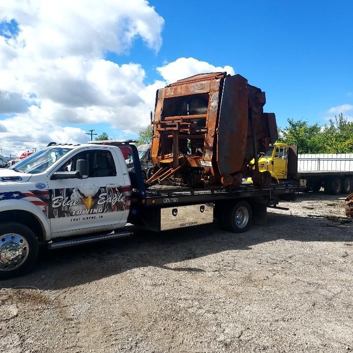 Truck With Blue Sky — Fort Wayne, IN — Blue Eagle Towing