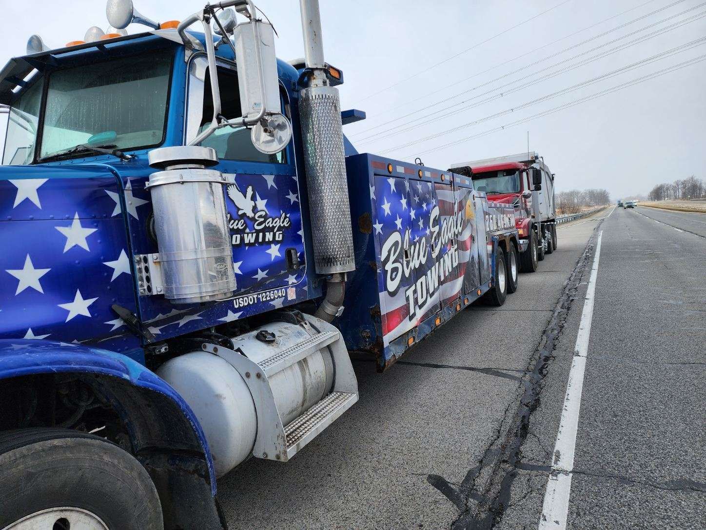 Blue Eagle Towing Big Truck — Fort Wayne, IN — Blue Eagle Towing